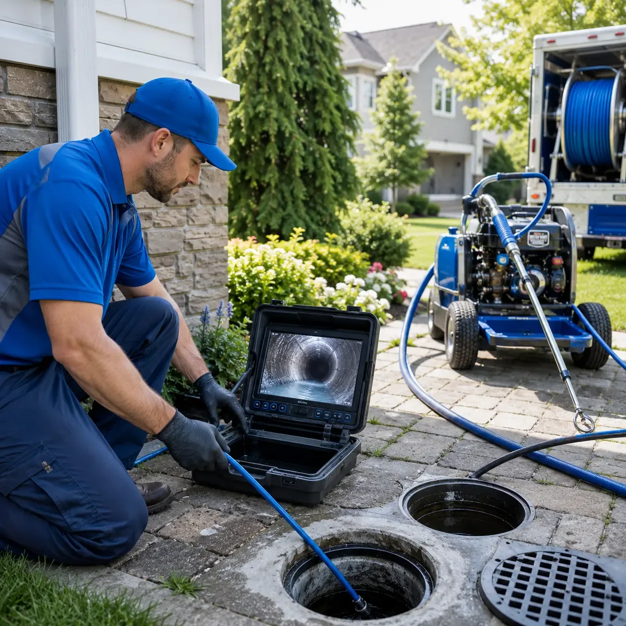 Outdoor drain cleaning professionals serving Chrisman, IL
