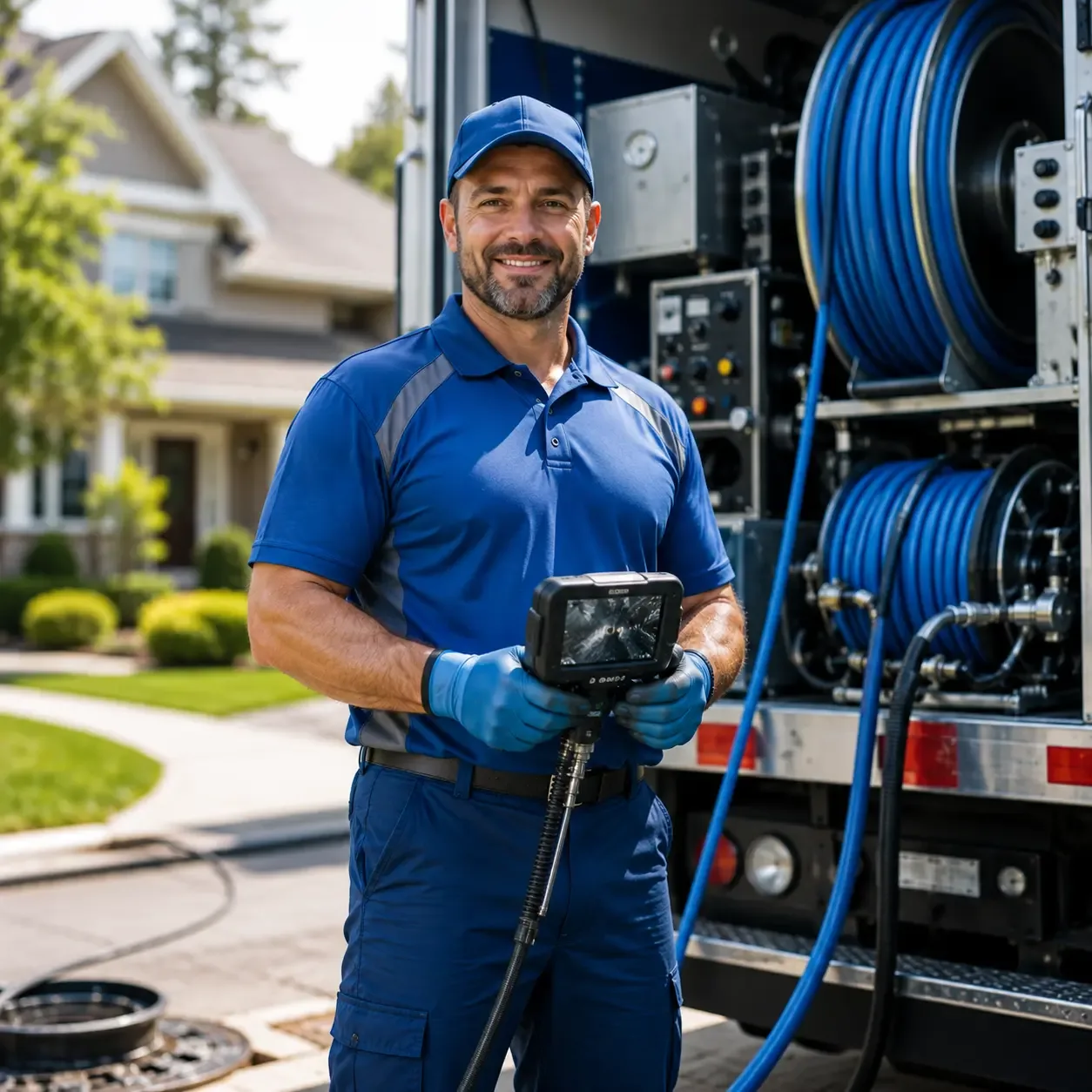 Local outdoor drain cleaning specialists in Chrisman, IL